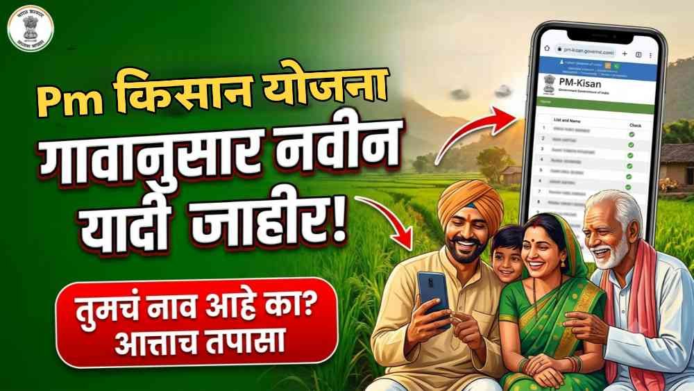 pm kisan status check name list